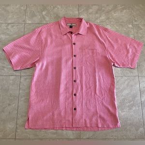 Tommy Bahama Silk Shirt, Size Medium